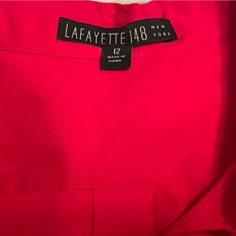 Lafayette 148 New York Michelle Long Sleeve Top - Picture 4 of 13